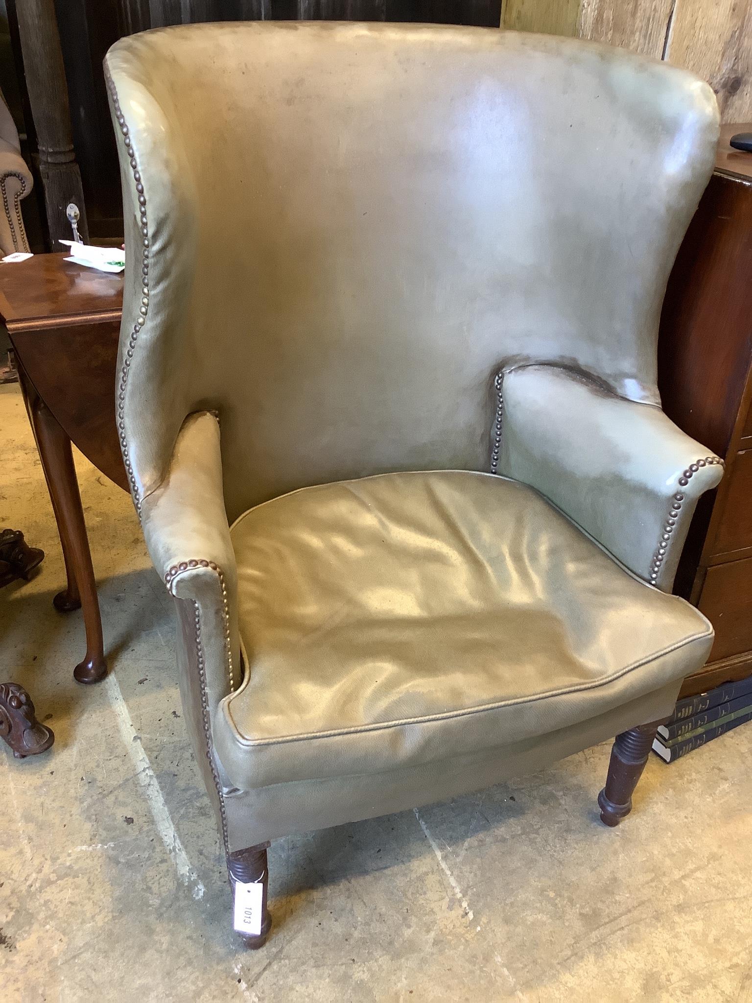 A Regency hall porter's armchair